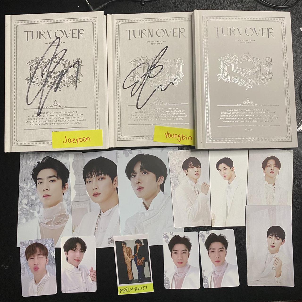 Sf9 Turn Over signed album S Ver. ✓Youngbin | Depop