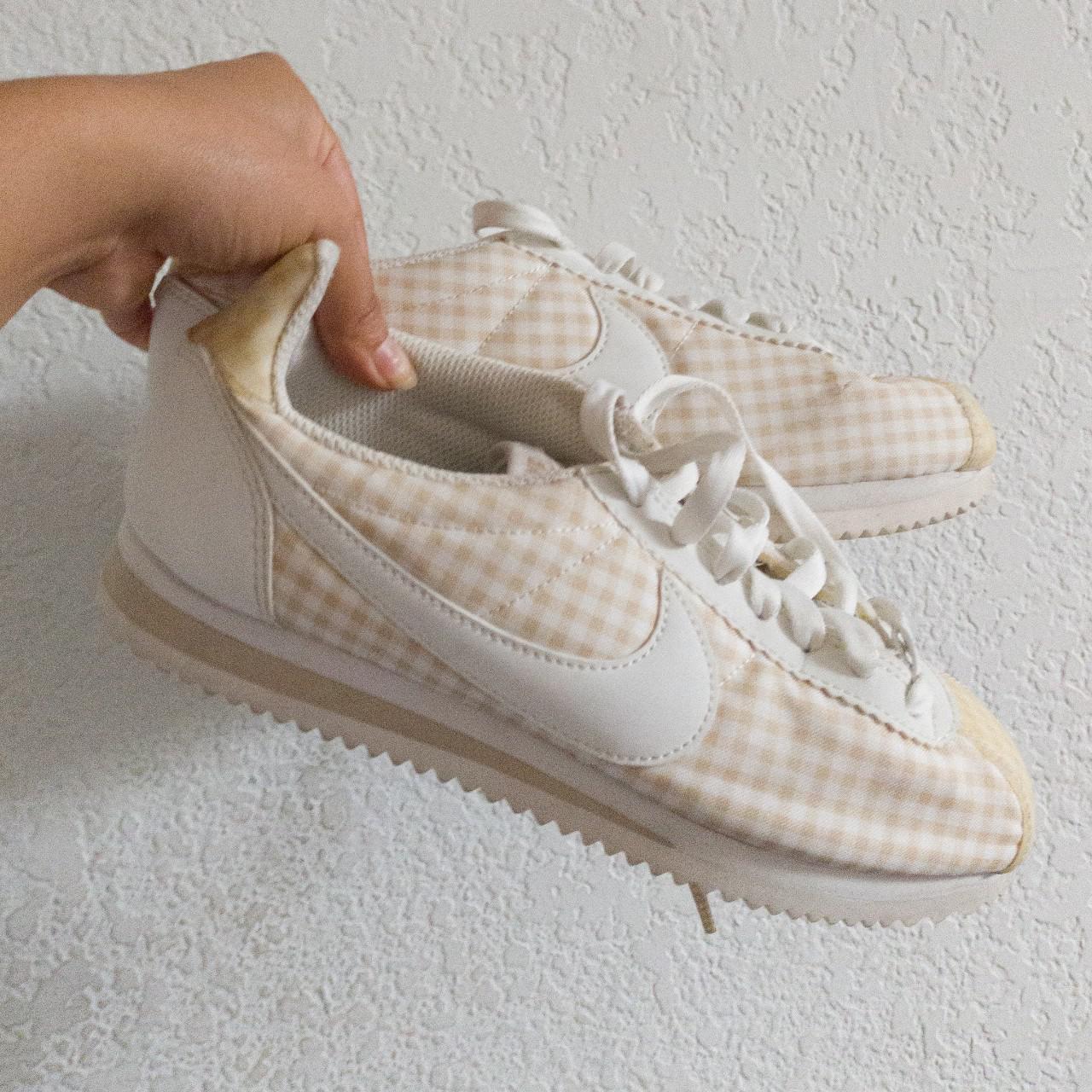 nike cortez gingham