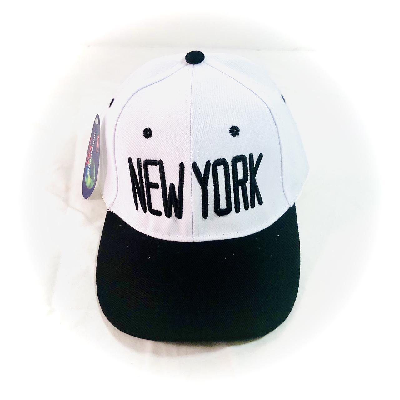 STAY COOL NYC Men's Black and White Hat Depop