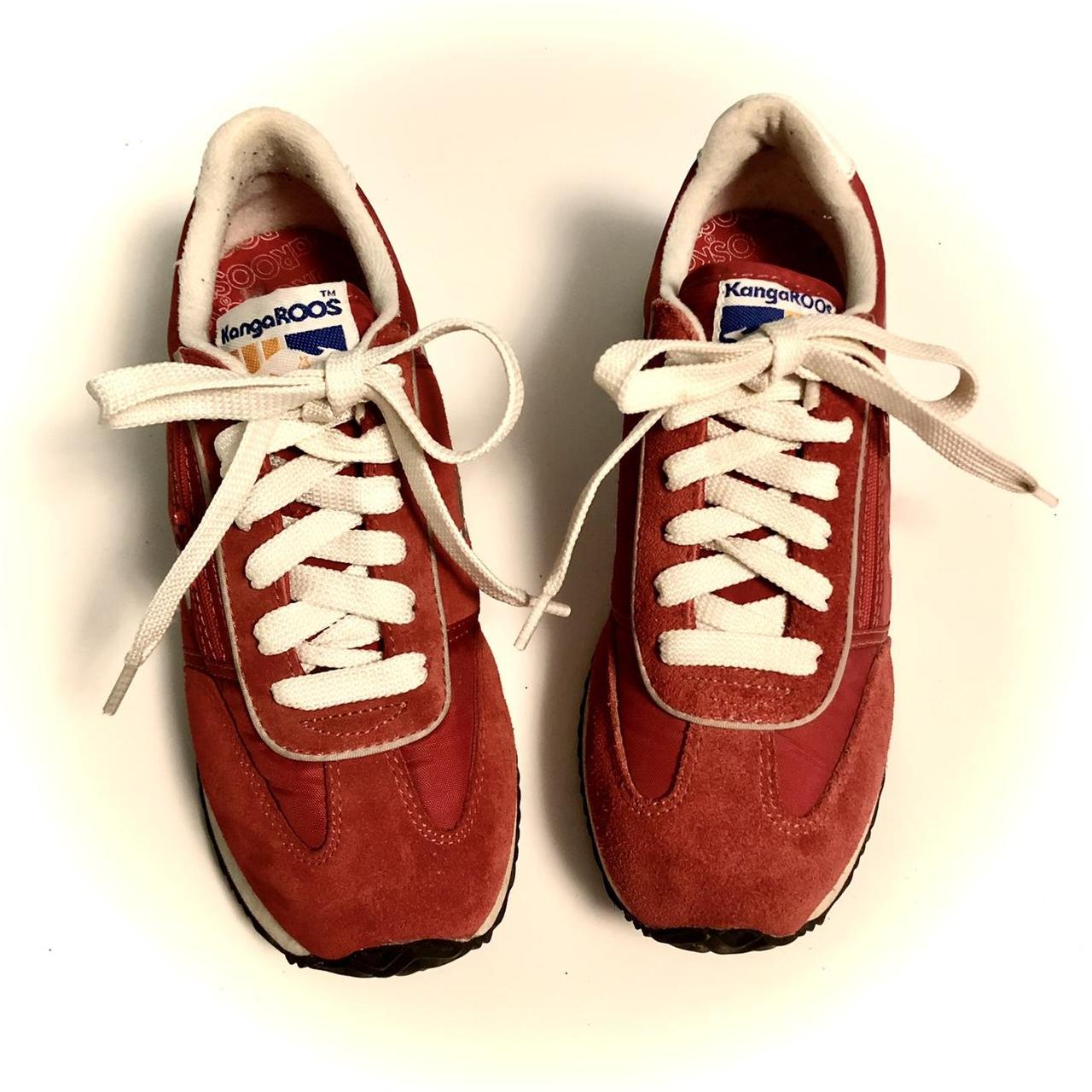 KangaROOS Women's White and Red Trainers (2)