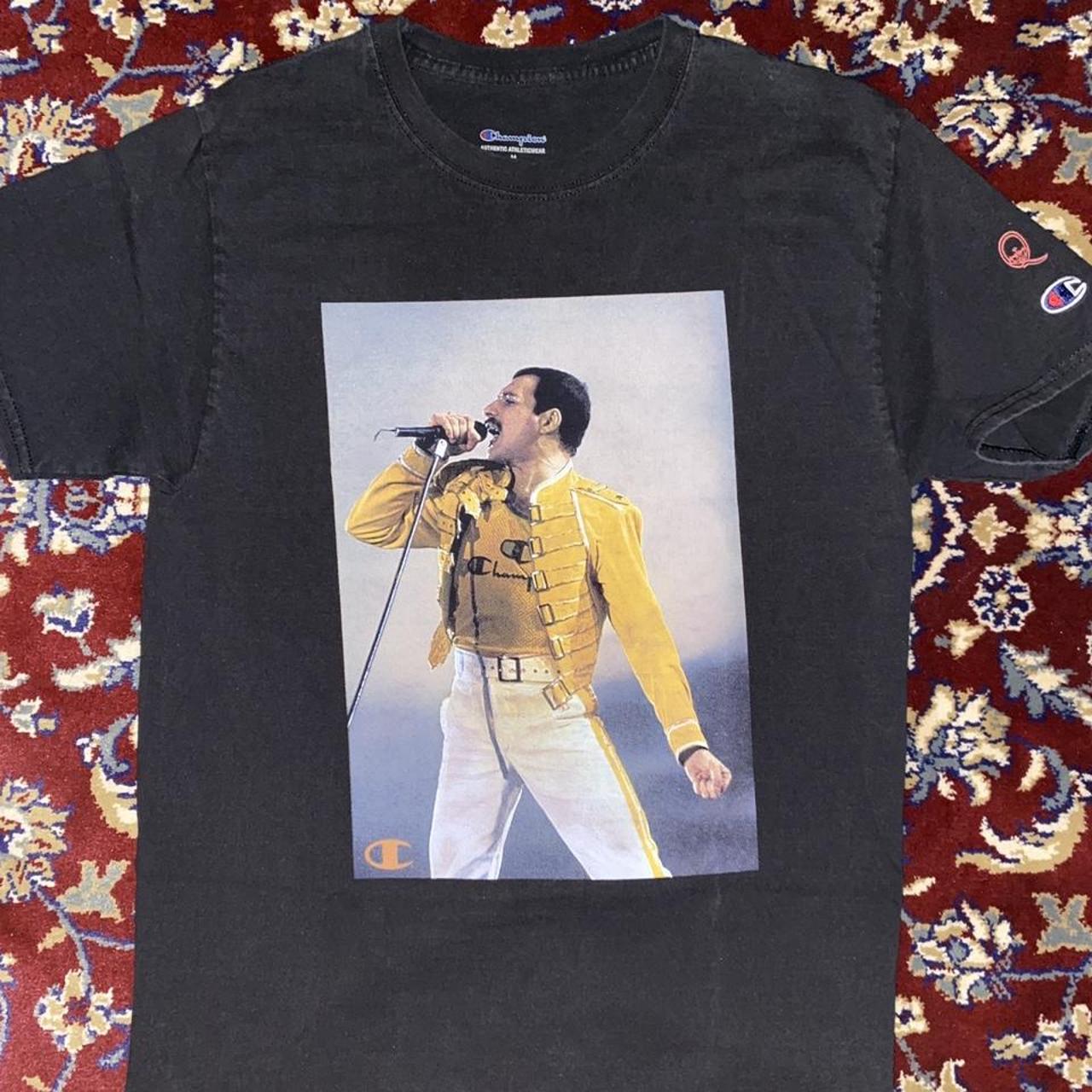 Freddie mercury champion sales shirt