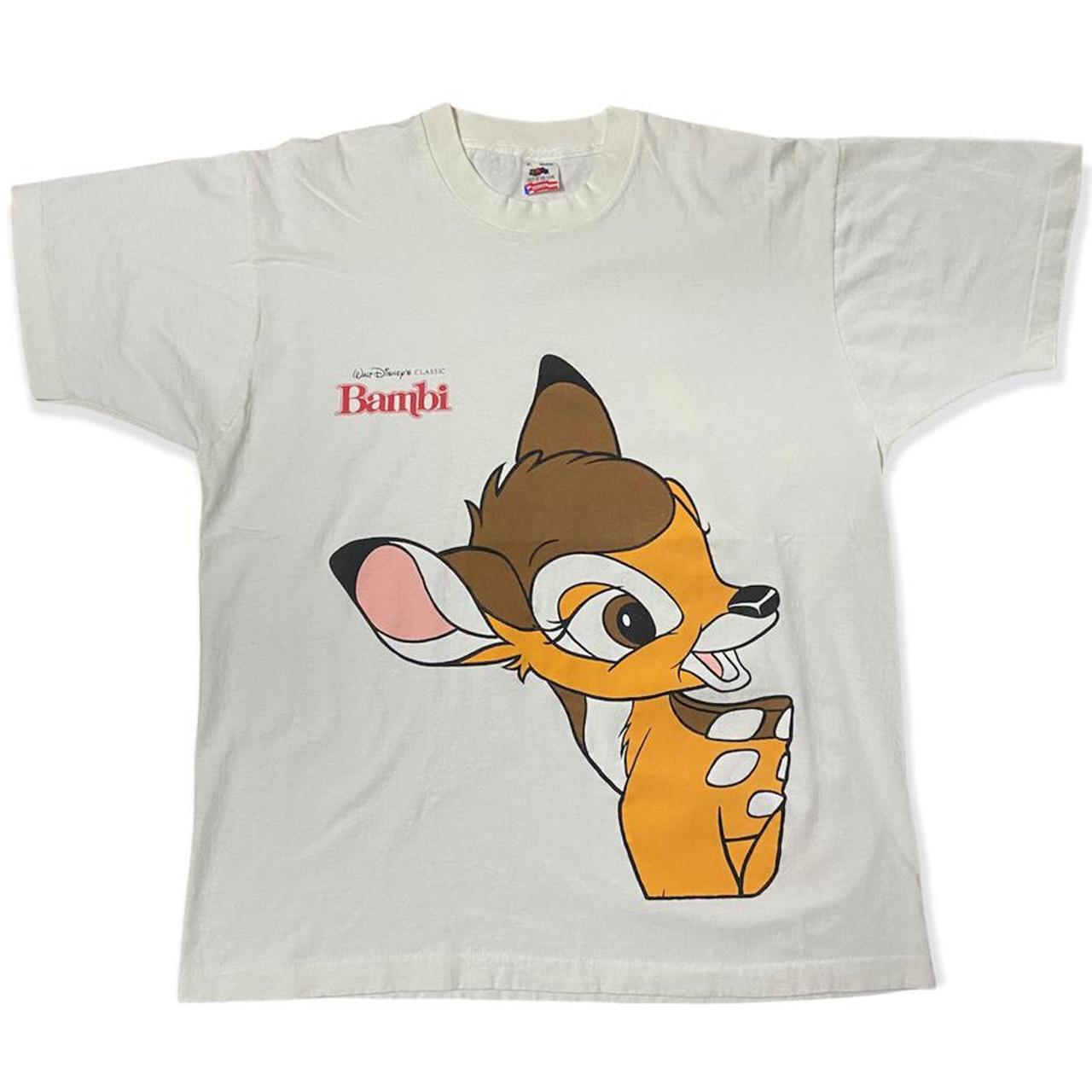 Vintage 90s Disney Bambi Movie Tee Size XL - Fruit... - Depop