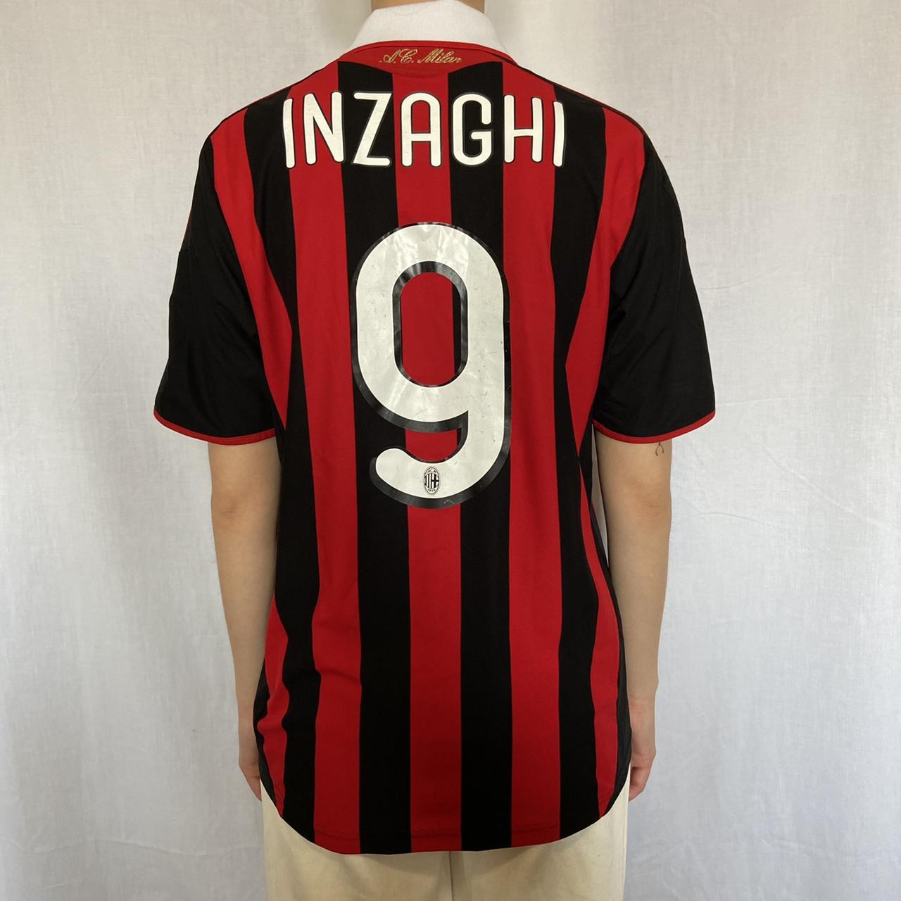 2009 AC Milan Adidas home Rossoneri football... Depop