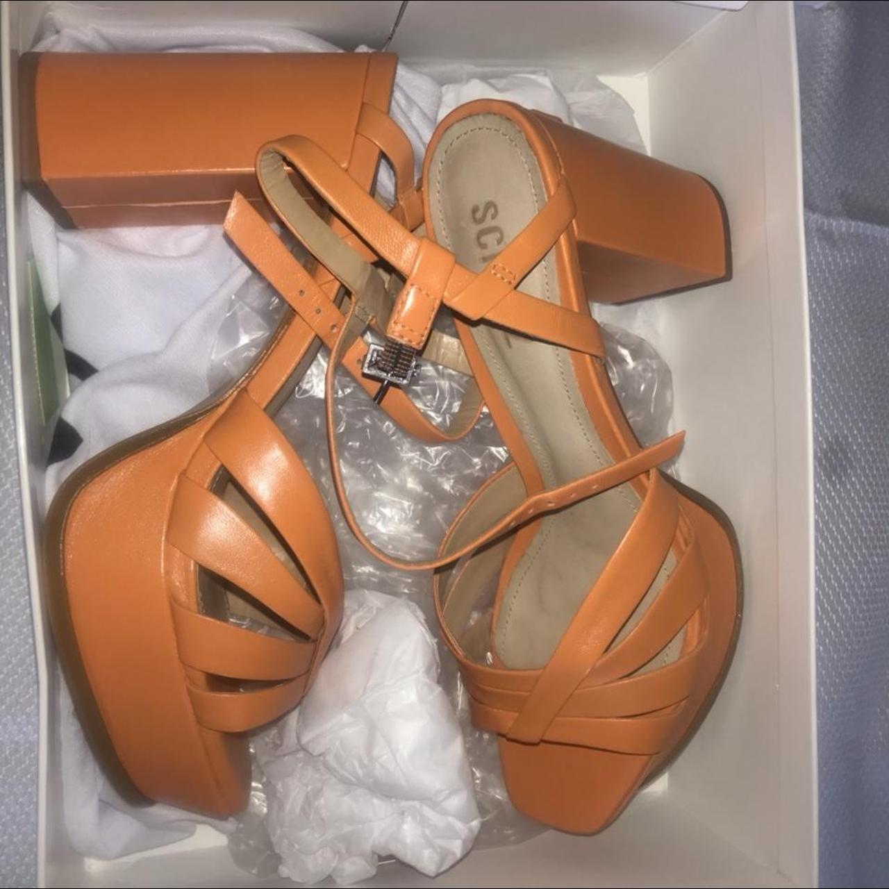 Schutz Women's Orange Sandals (4)
