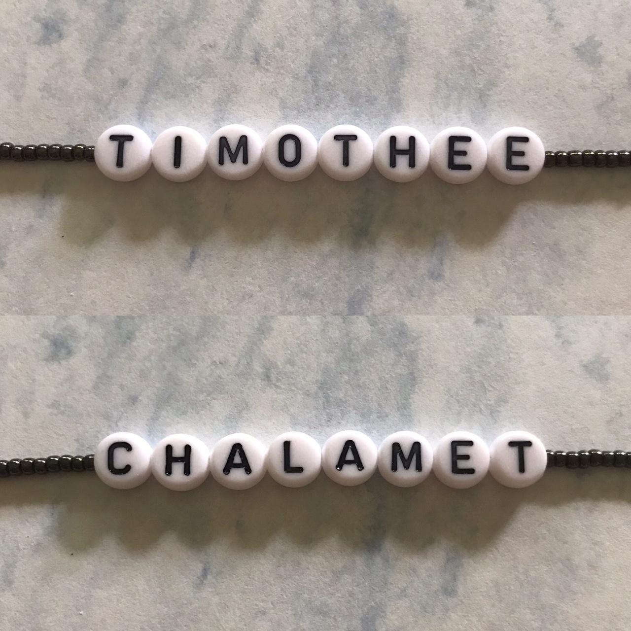 Timothée Chalamet inspired adjustable bracelet set - Depop