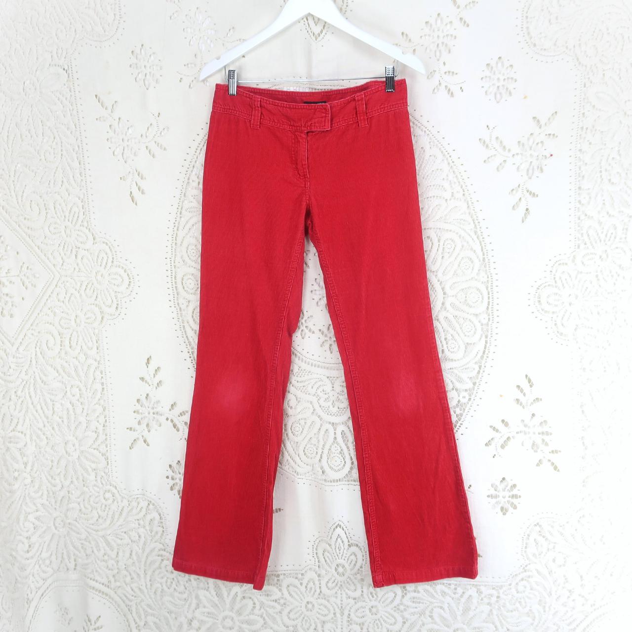 Women's Red Trousers | Depop