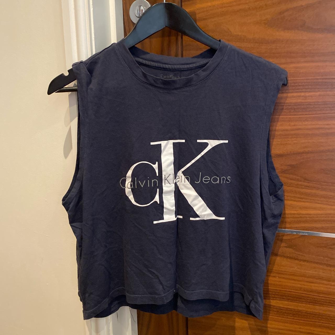 Sleevless Calvin Klein shirt. Size M. 100 authentic.... Depop