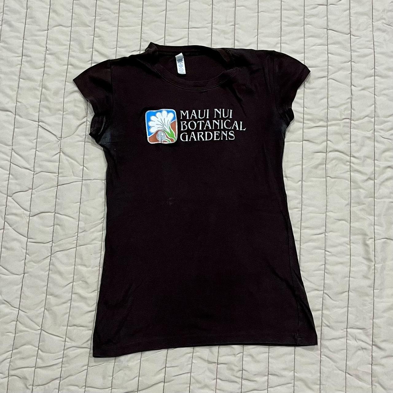 Bella Vita Women's Brown and Burgundy T-shirt