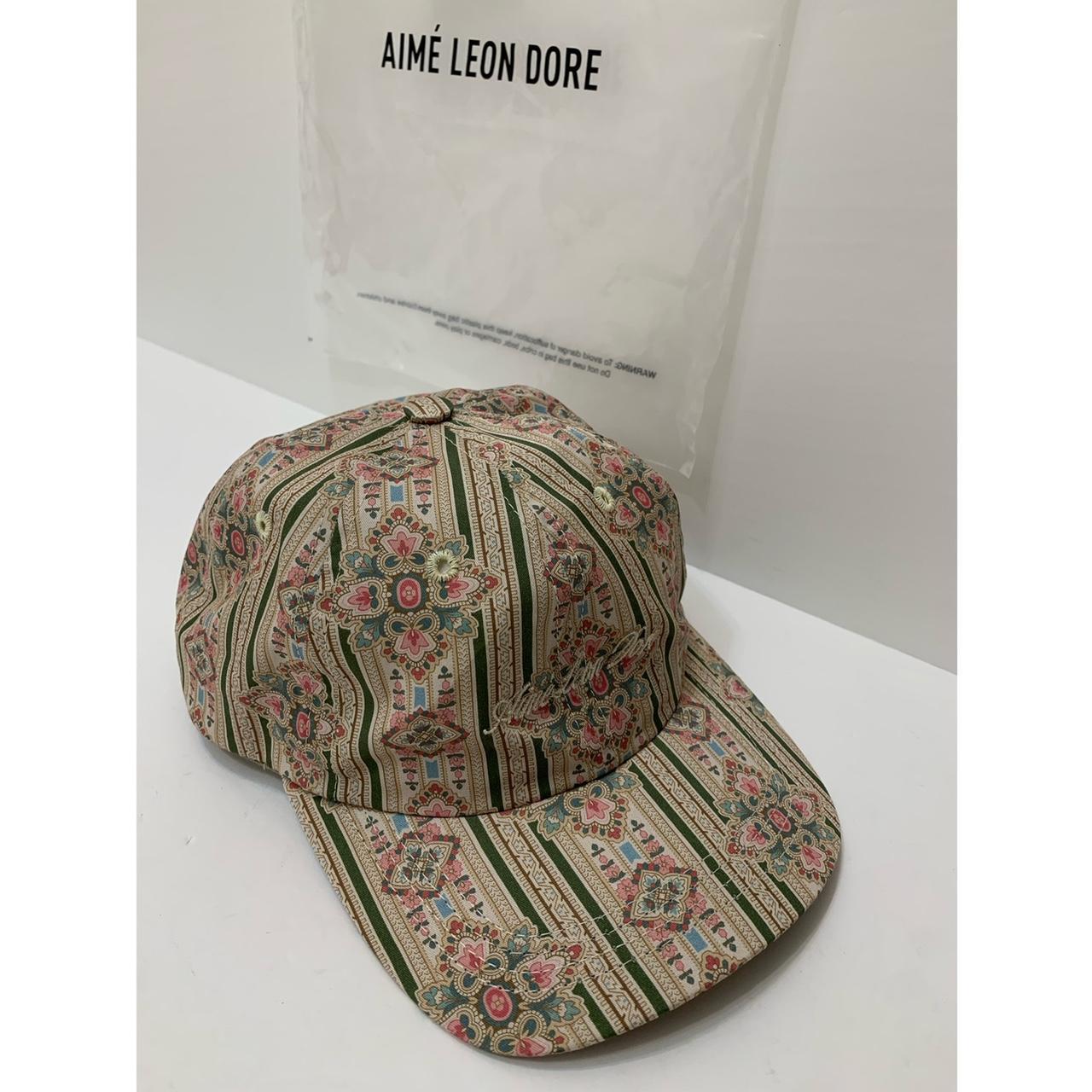 AIME LEON DORE LOGO FLORAL HAT, Stripe Ornamental...