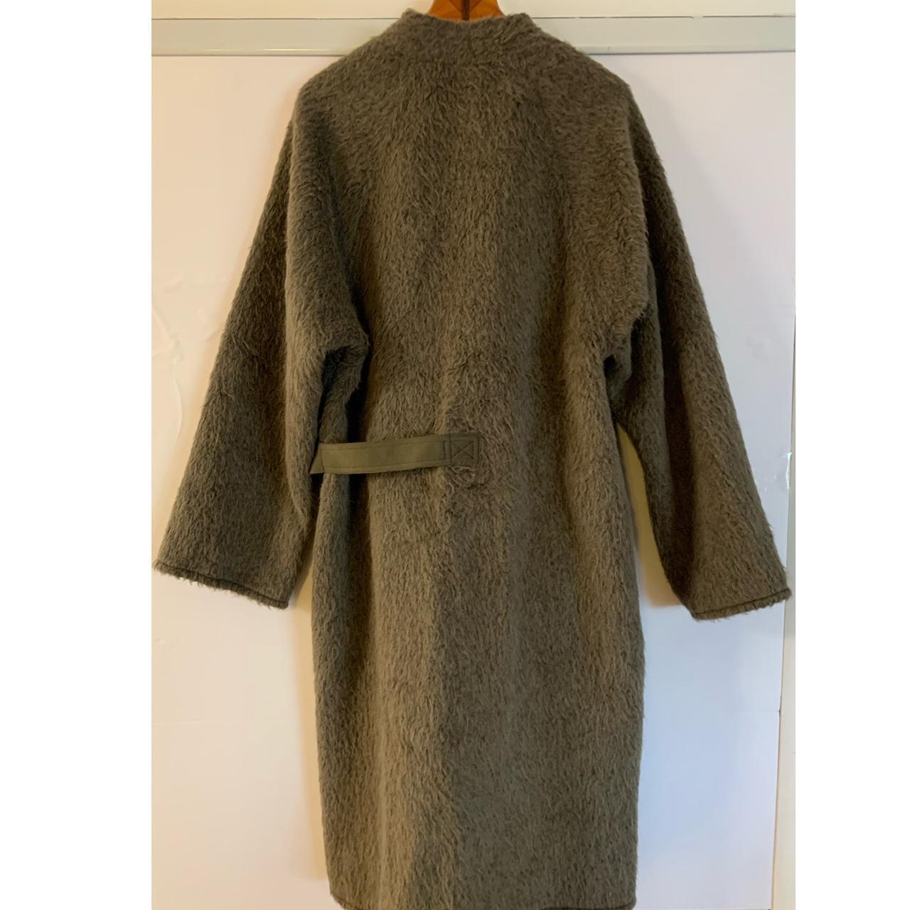 Helmut lang best sale alpaca coat