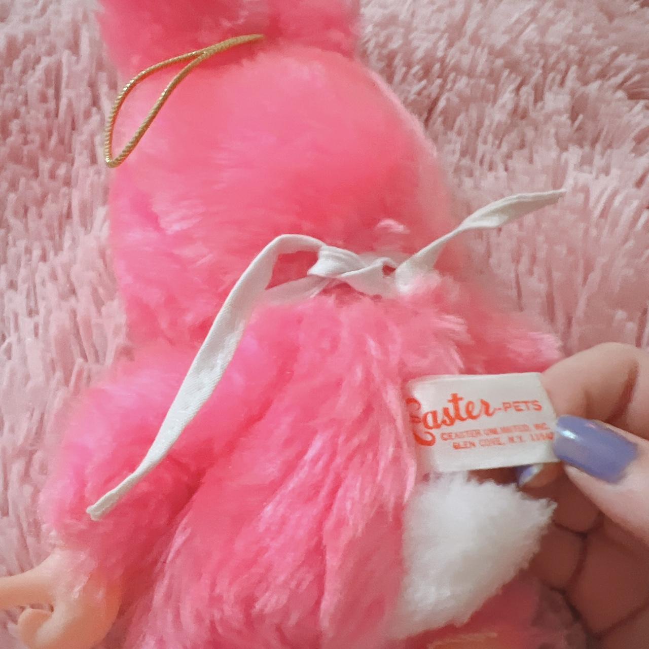 creepy cute pink bunny plush / plushie! cute for - Depop