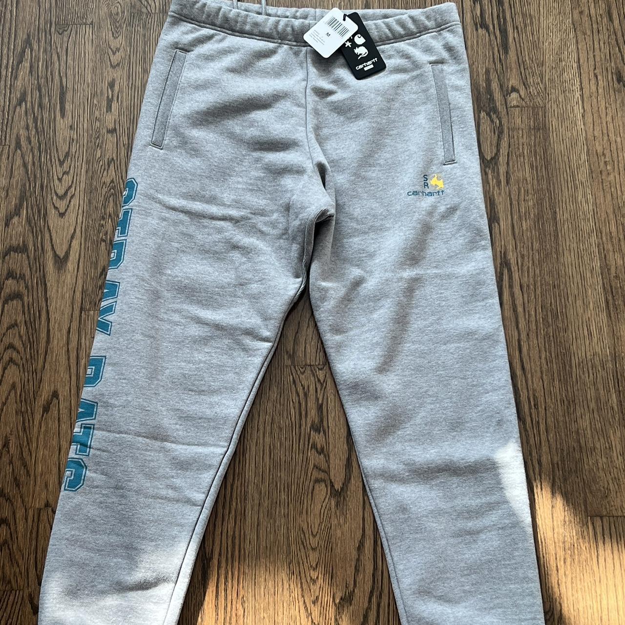 Carhartt WIP Men's Grey Joggers-tracksuits | Depop