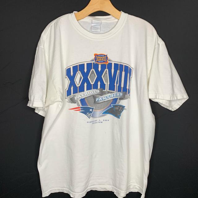 Vintage Super Bowl 38 Houston TX Patriots Vs Jaguars - Depop