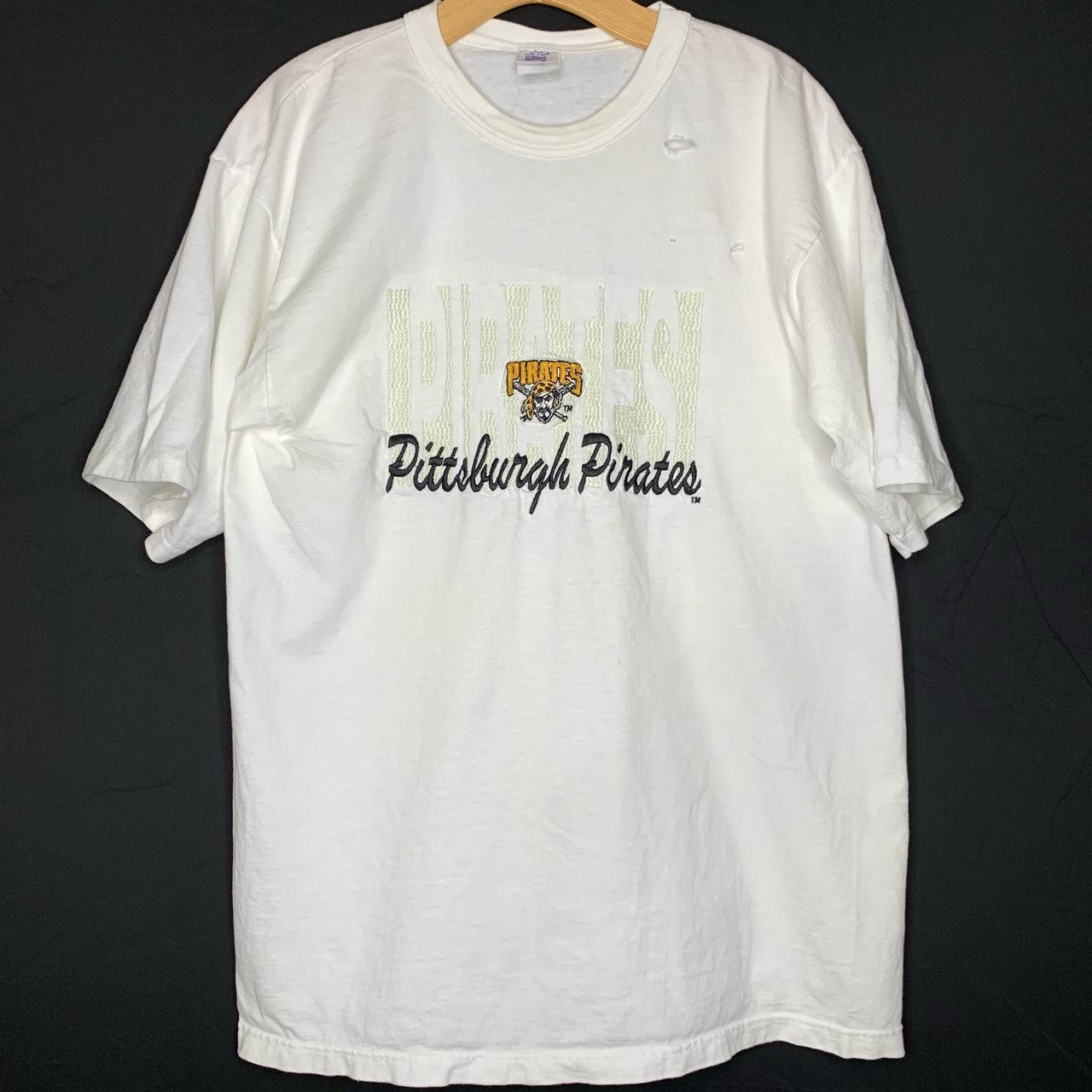 Vintage 00s Stone MLB Pittsburgh Pirates T-Shirt - XX-Large Cotton– Domno  Vintage