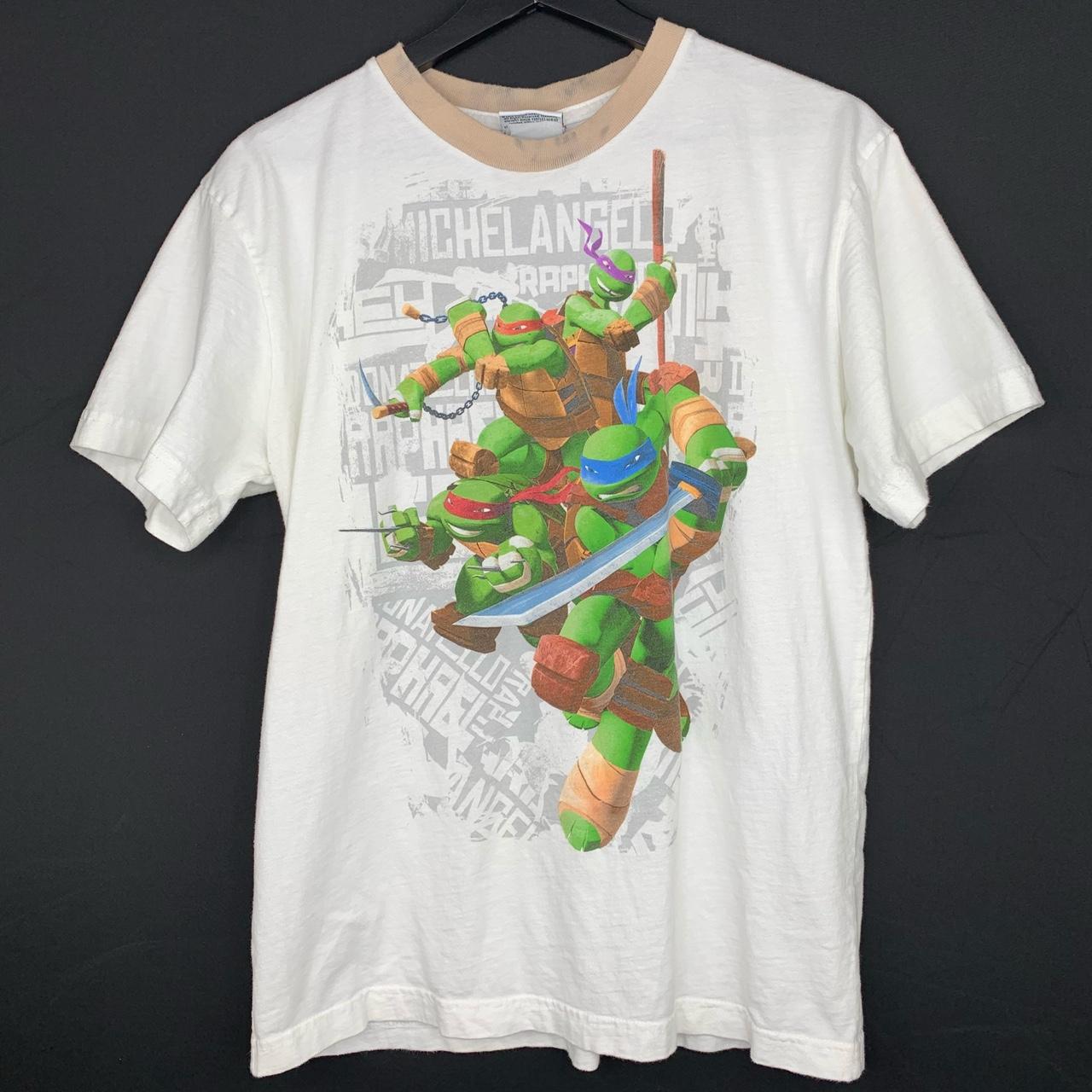 Men's T-shirt TMNT Ninja Turtles Animated White - Idolstore