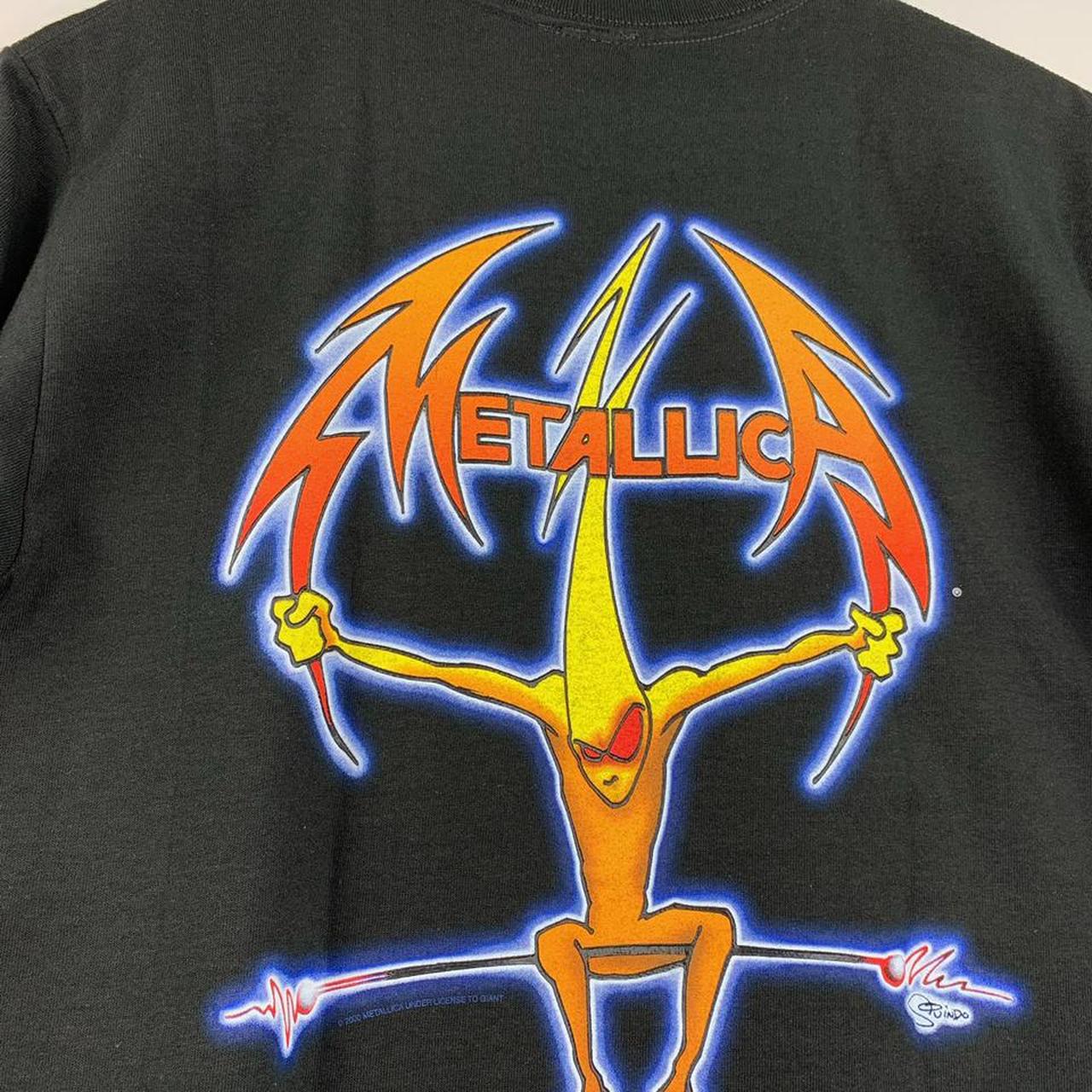 Metallica 20th anniversary t shirt Giant tag - Depop