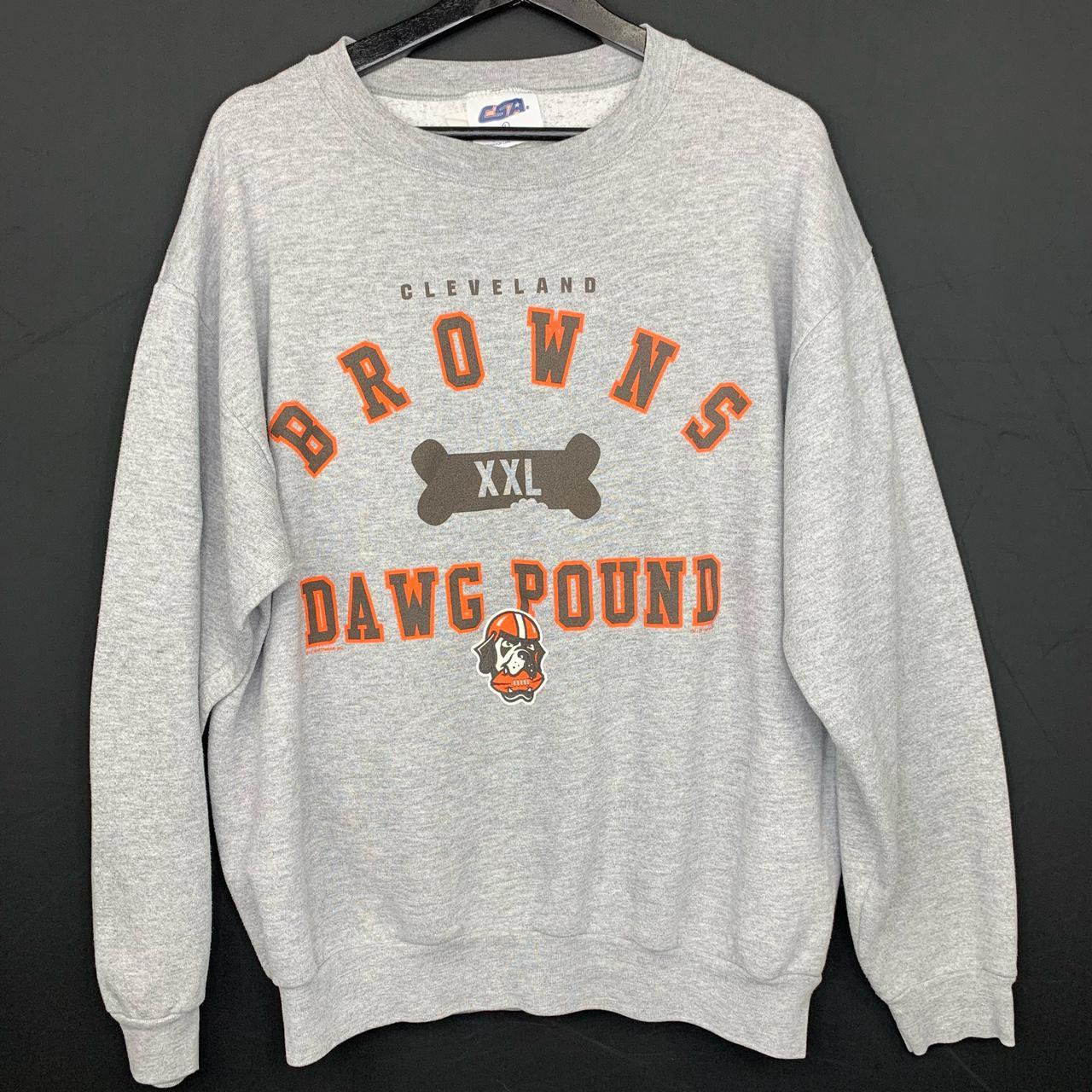 Vintage NFL Cleveland Browns Long Sleeve Shirt Men's Size Large