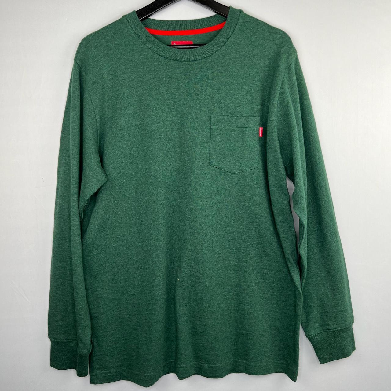 supreme long sleeve pocket tee