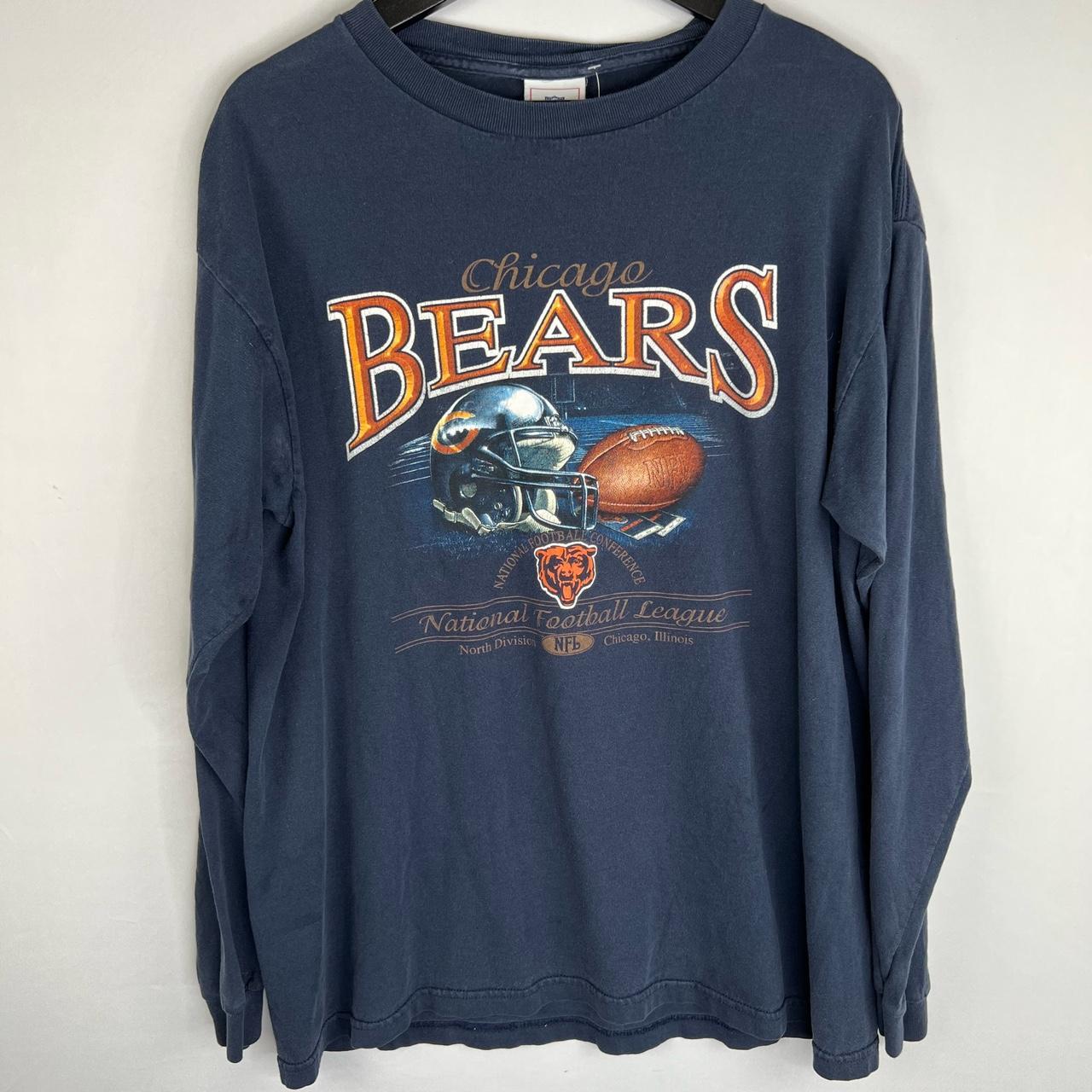 00s Chicago Bears Long Sleeve NFL Football Sports... - Depop