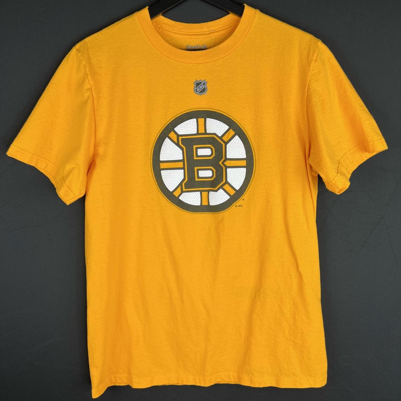 Nhl hockey Boston bruins sports men's medium yellow - Depop