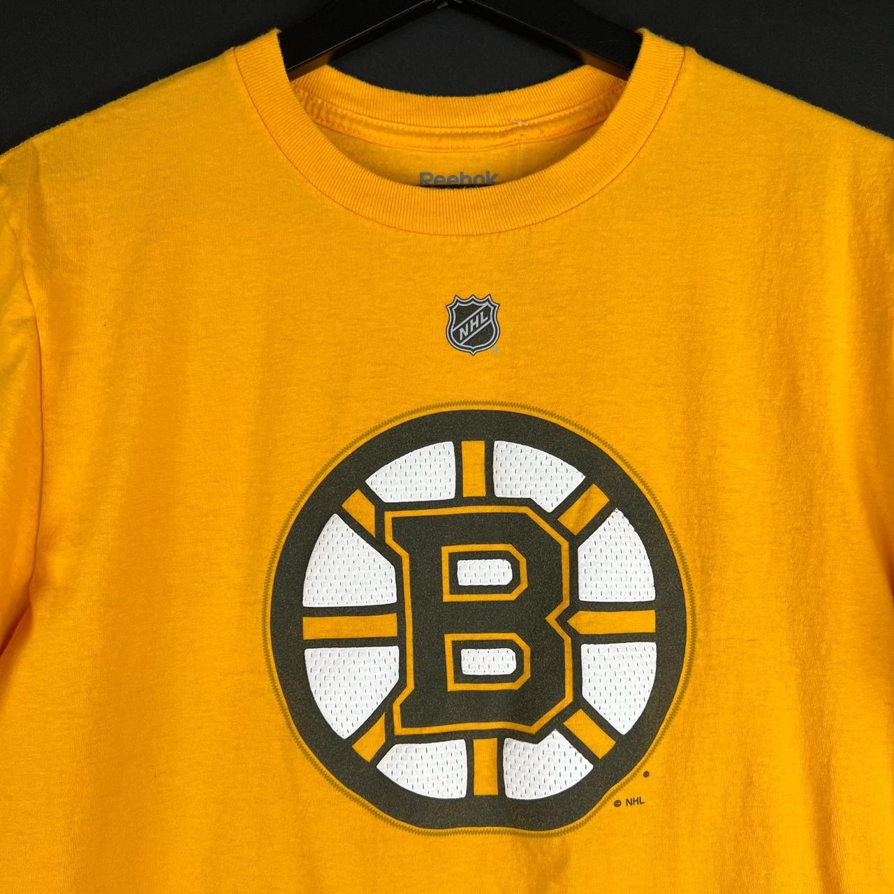 Nhl hockey Boston bruins sports men's medium yellow - Depop