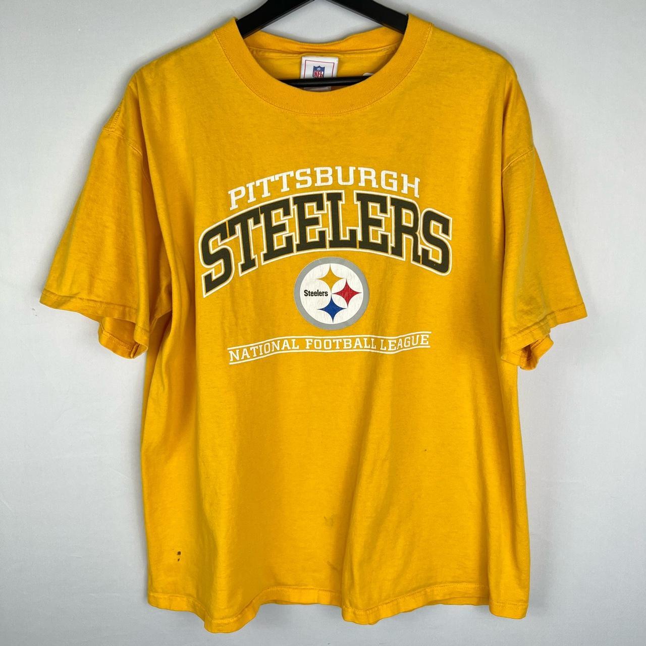 Vintage Mens Pittsburgh Steelers NFL Football Shirt - Depop