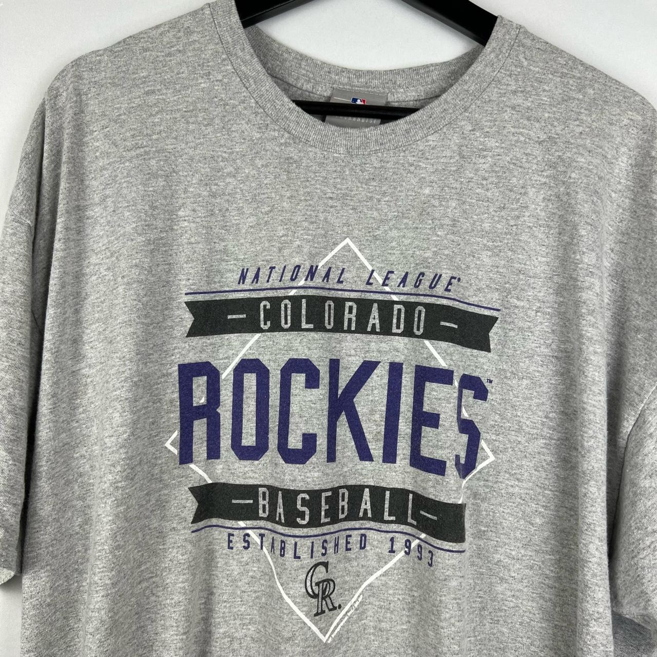 Vintage 1993 Colorado Rockies t-shirt Made In - Depop