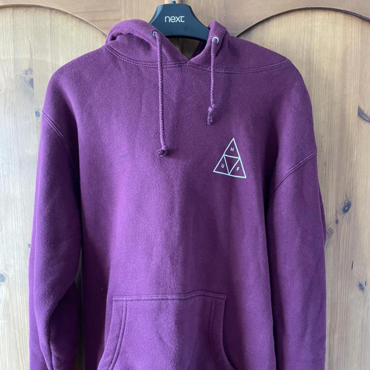 Huf burgundy outlet hoodie