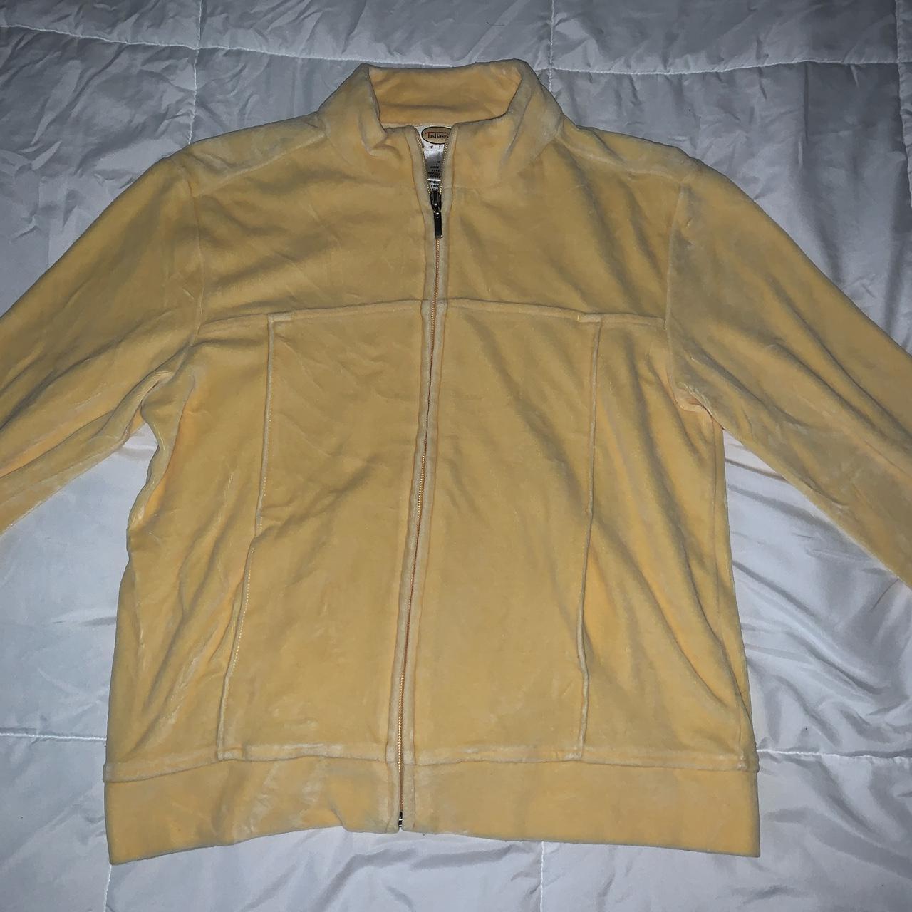 talbots velour jacket