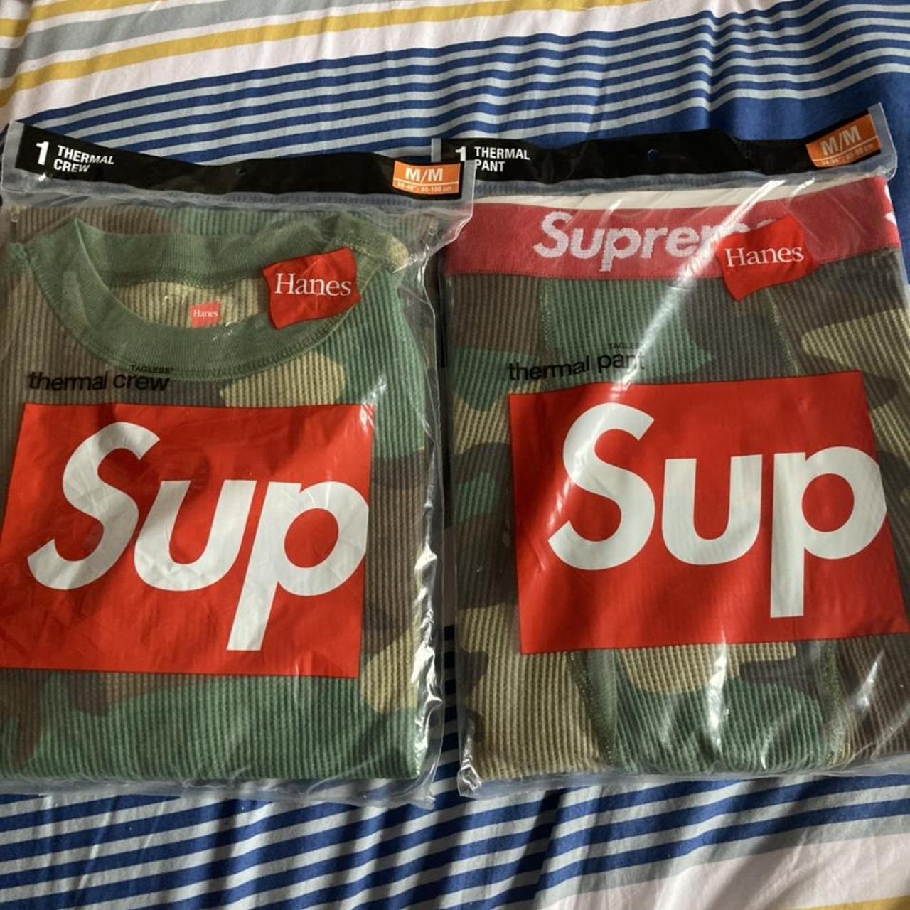 Supreme thermal underwear set Size medium... - Depop