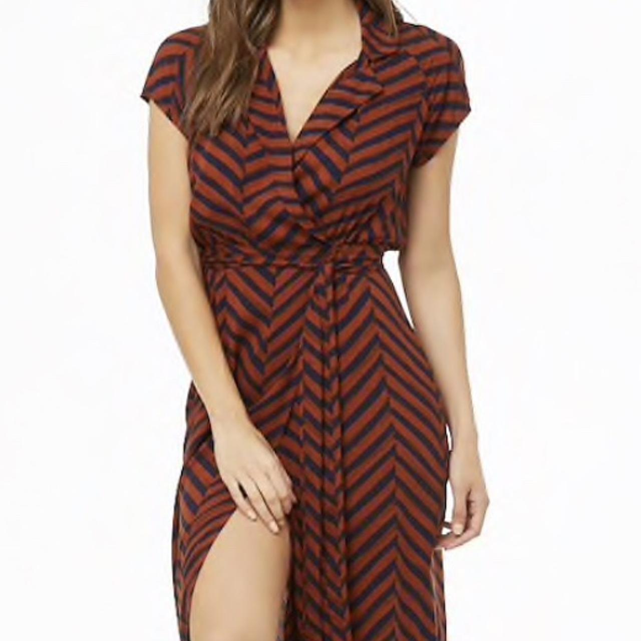 Chevron dress forever 21 hotsell