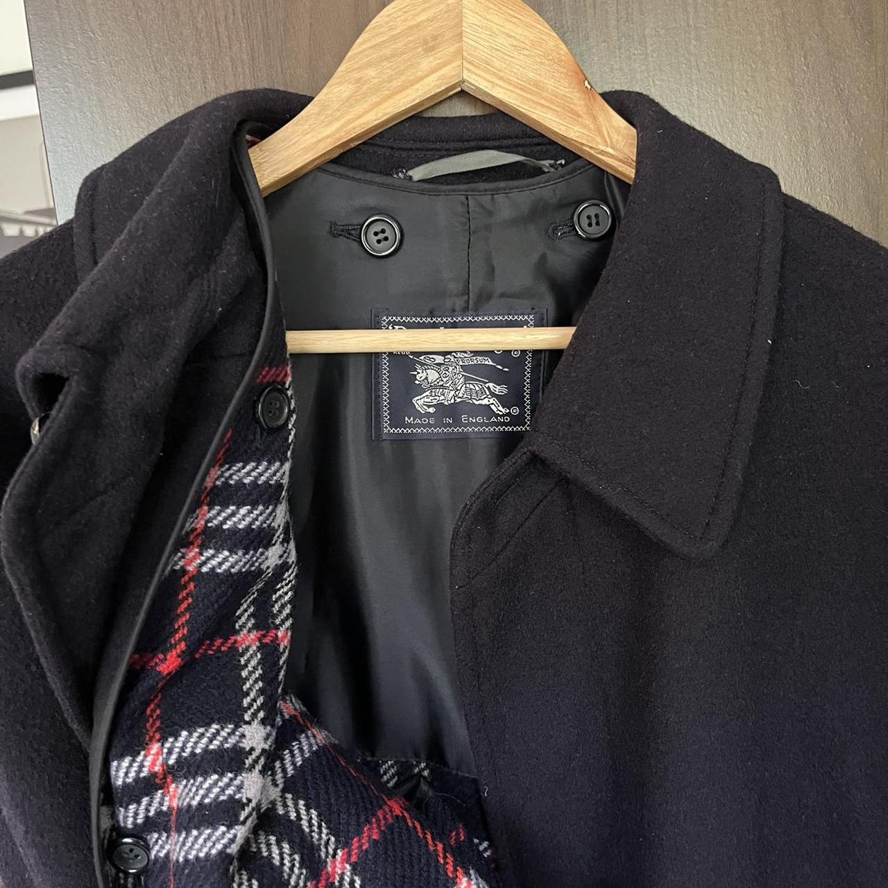 Super sick vintage Burberry coat in about a size... - Depop