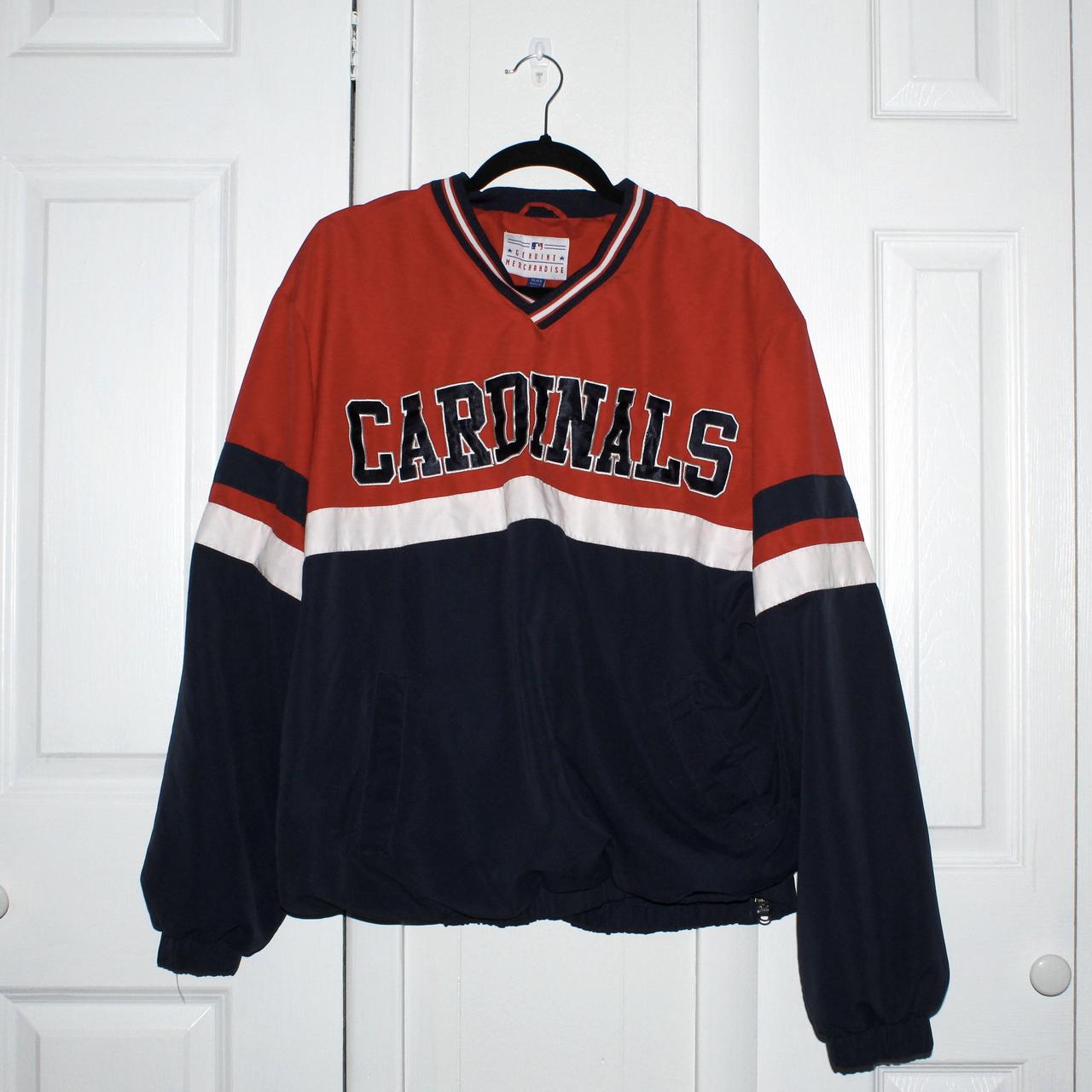 Vintage St. Louis Cardinals jacket in red. From the - Depop