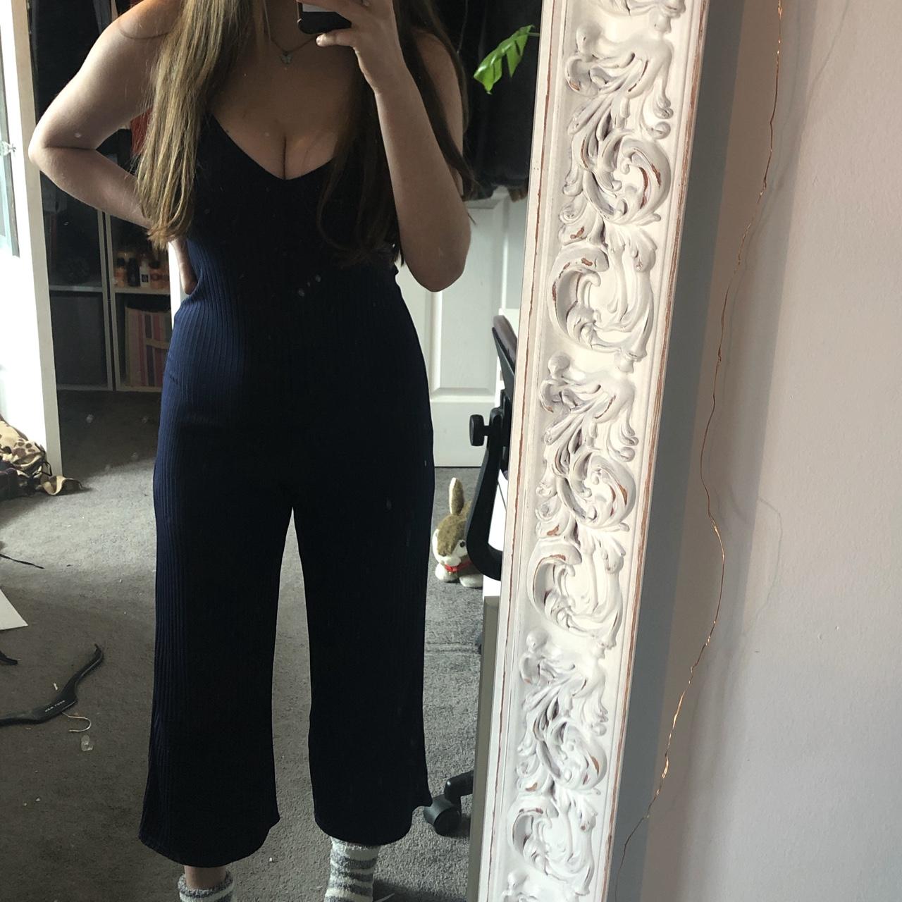 Such a nice jumpsuit so flattering Wore once to a... - Depop