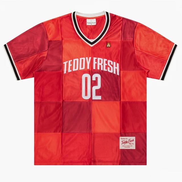 Teddy Fresh Quilt Hoodie Print Sizes XS Depop