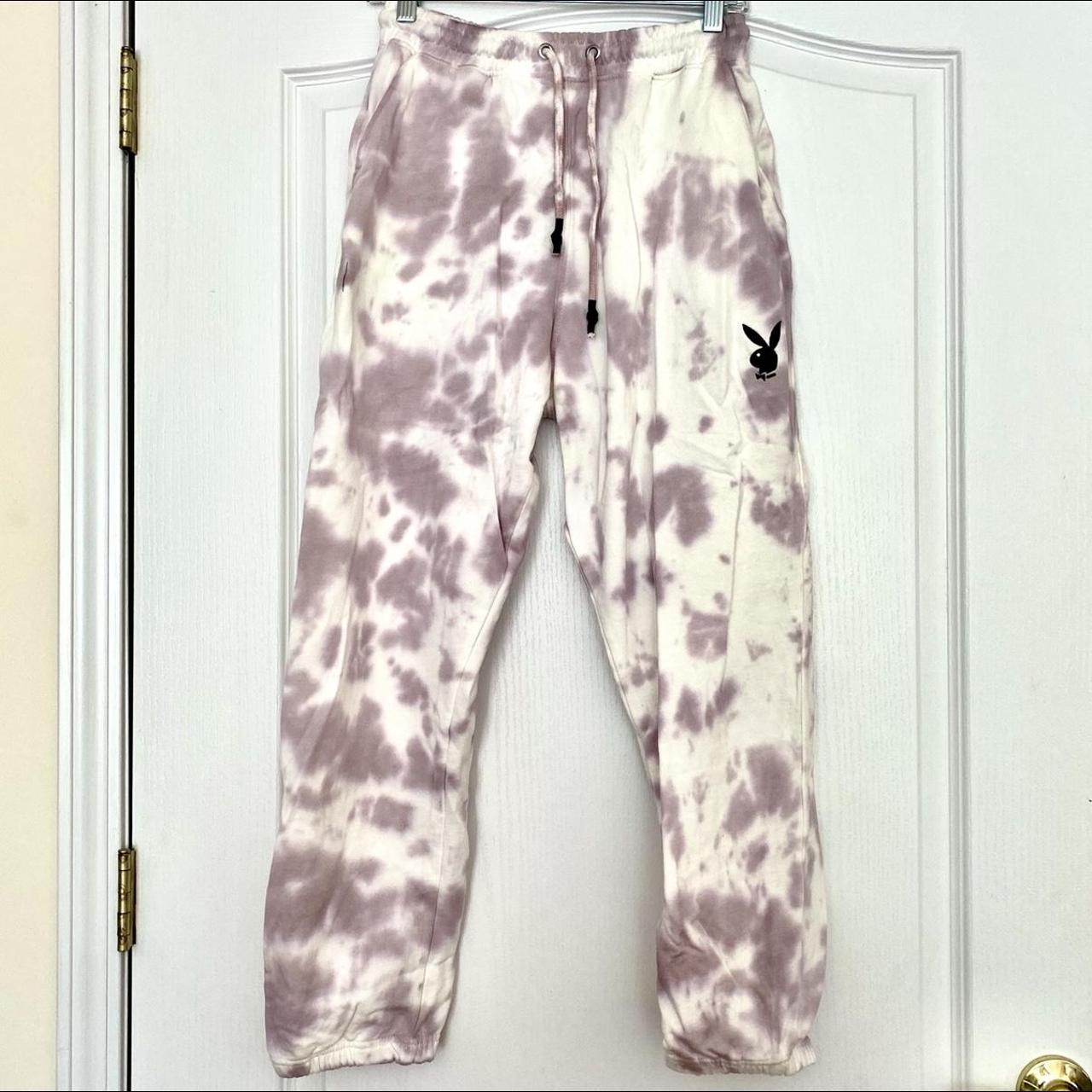 Playboy sweatpants womens online tie dye