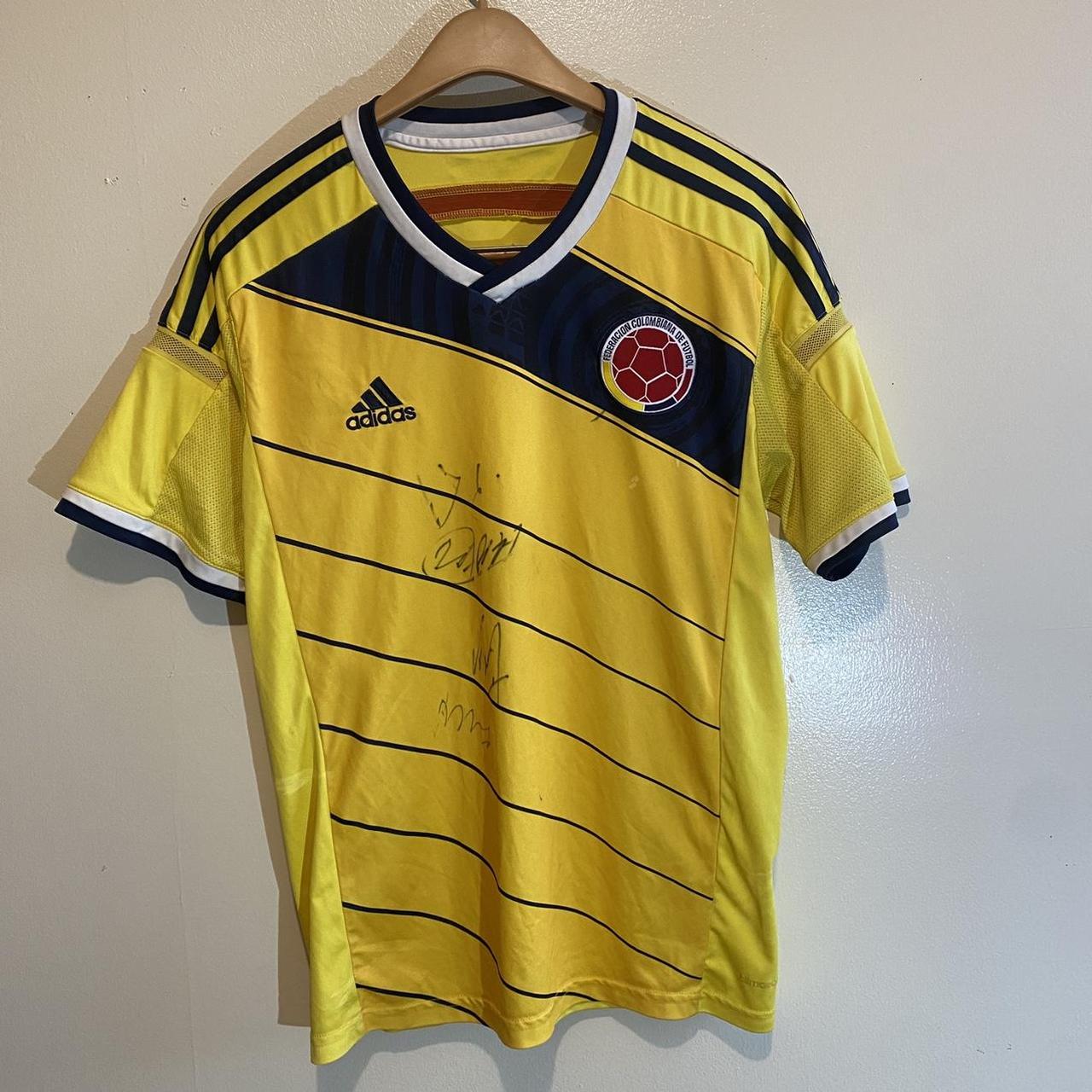 colombia soccer jersey blue