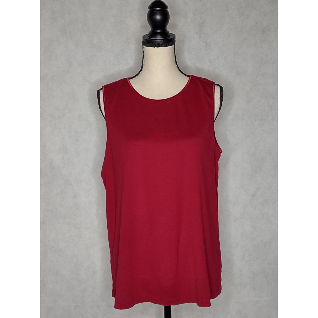 Women's Red Vest Depop