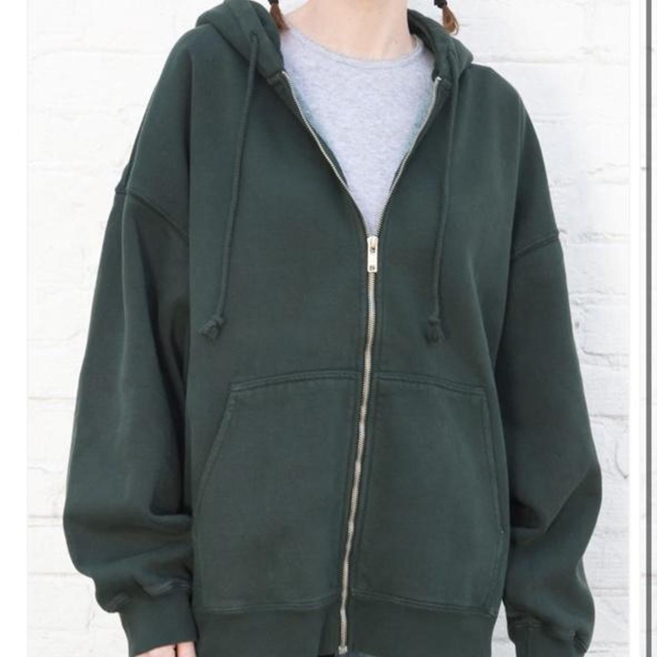 brandy melville hoodie green
