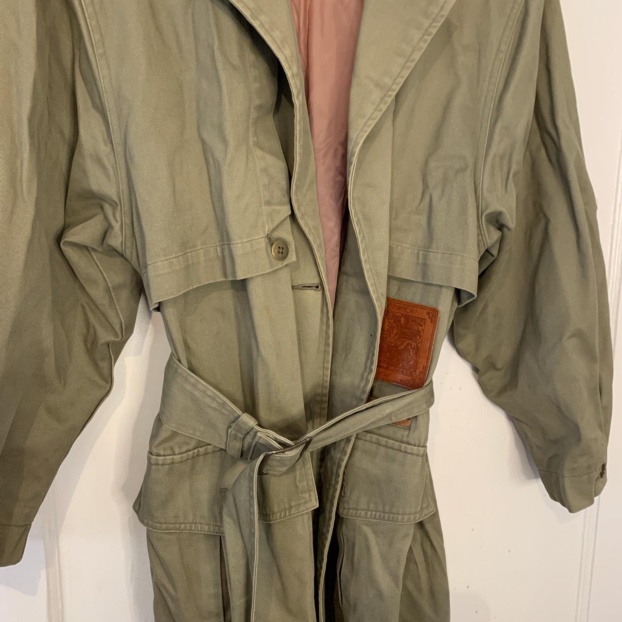 Product Image 4 - Vintage women's trenchcoat with belt.