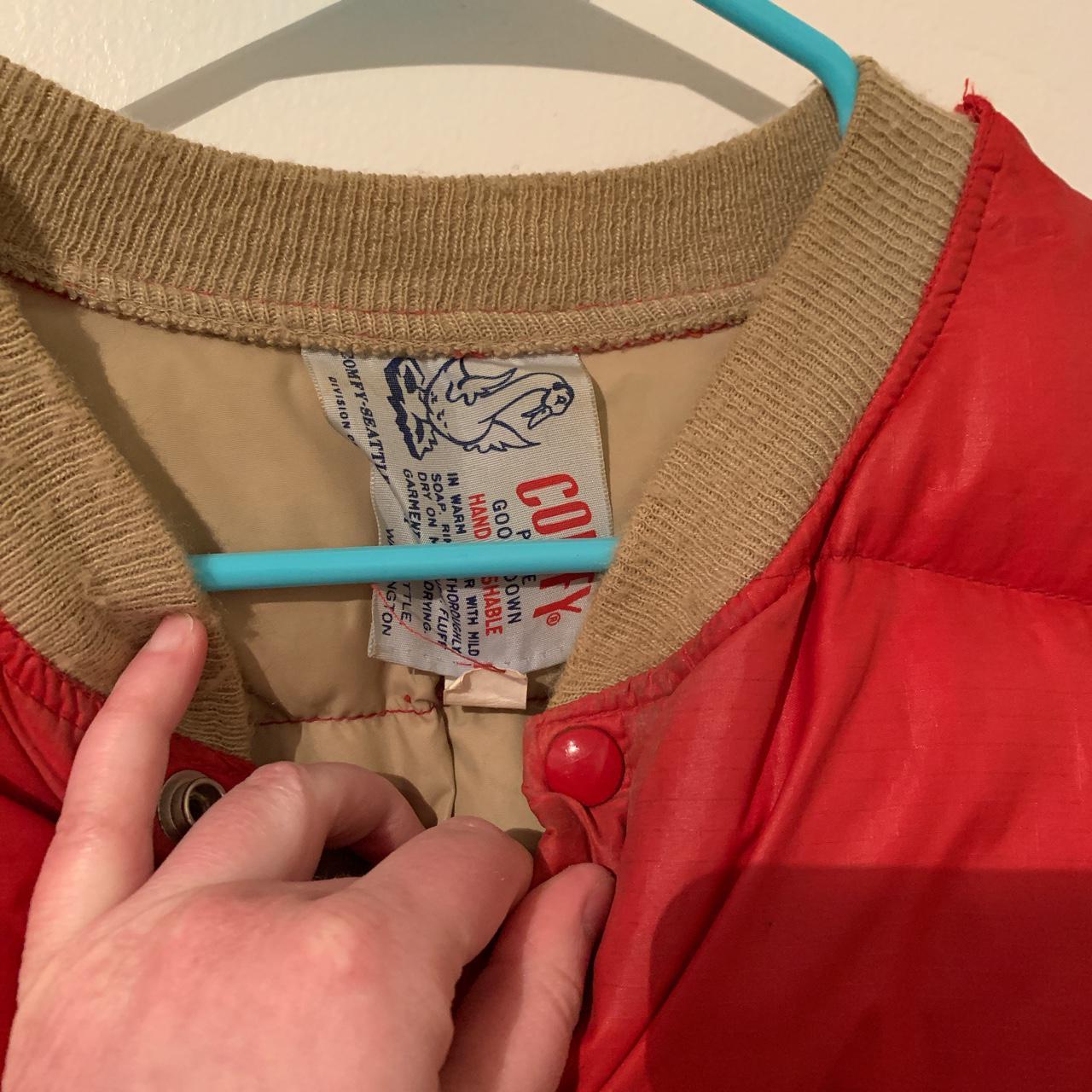 Men's Red and Tan Jacket (2)
