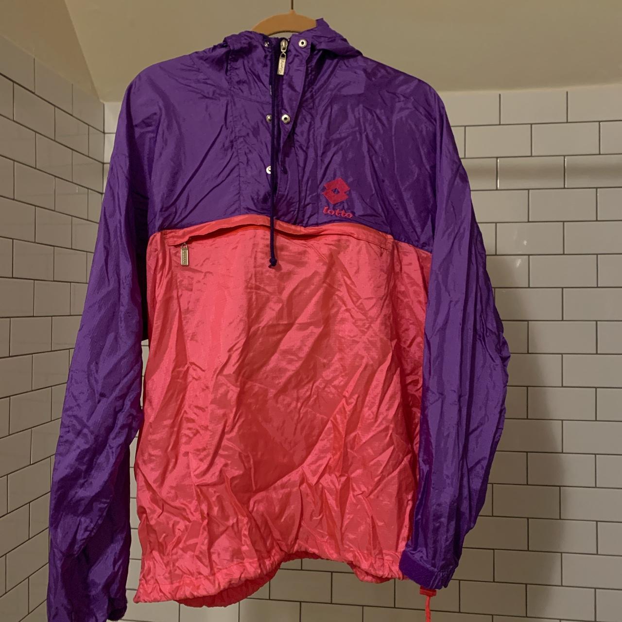 Lotto Men's Pink and Purple Jacket (2)