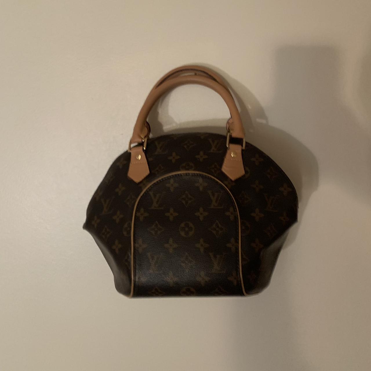 Vuitton Ellipse Bag Lv Bowling Ball Bag RARE VINTAGE AUTHENTIC