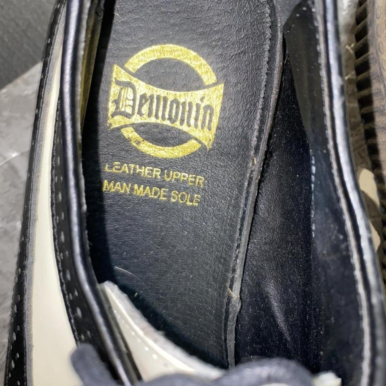 Demonia Men's Black and White Footwear (2)