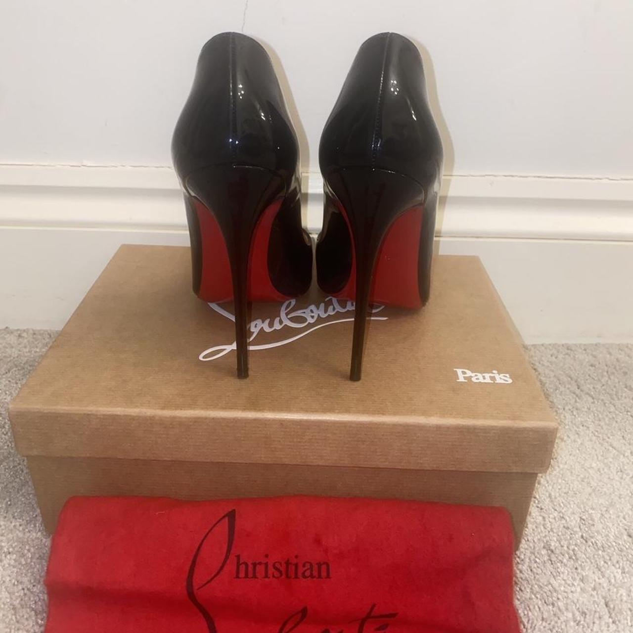 Christian Louboutin so kate heels in black Worn... - Depop