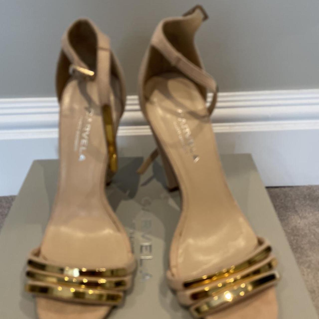 carvela nude shoes