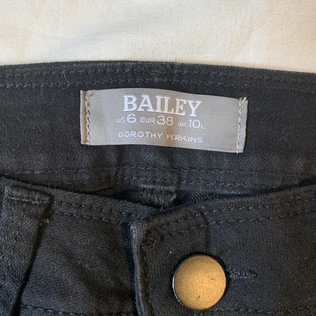 Dorothy Perkins BAILEY black jeans size 10L. Depop