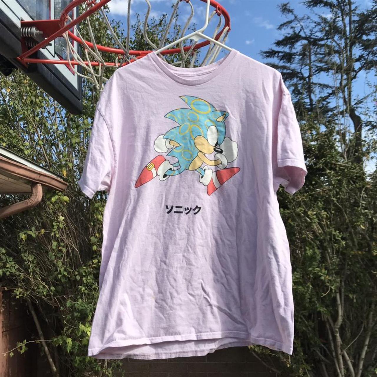 ⭐️ Pink Sonic The Hedgehog Shirt Size XL⭐️ such a... - Depop