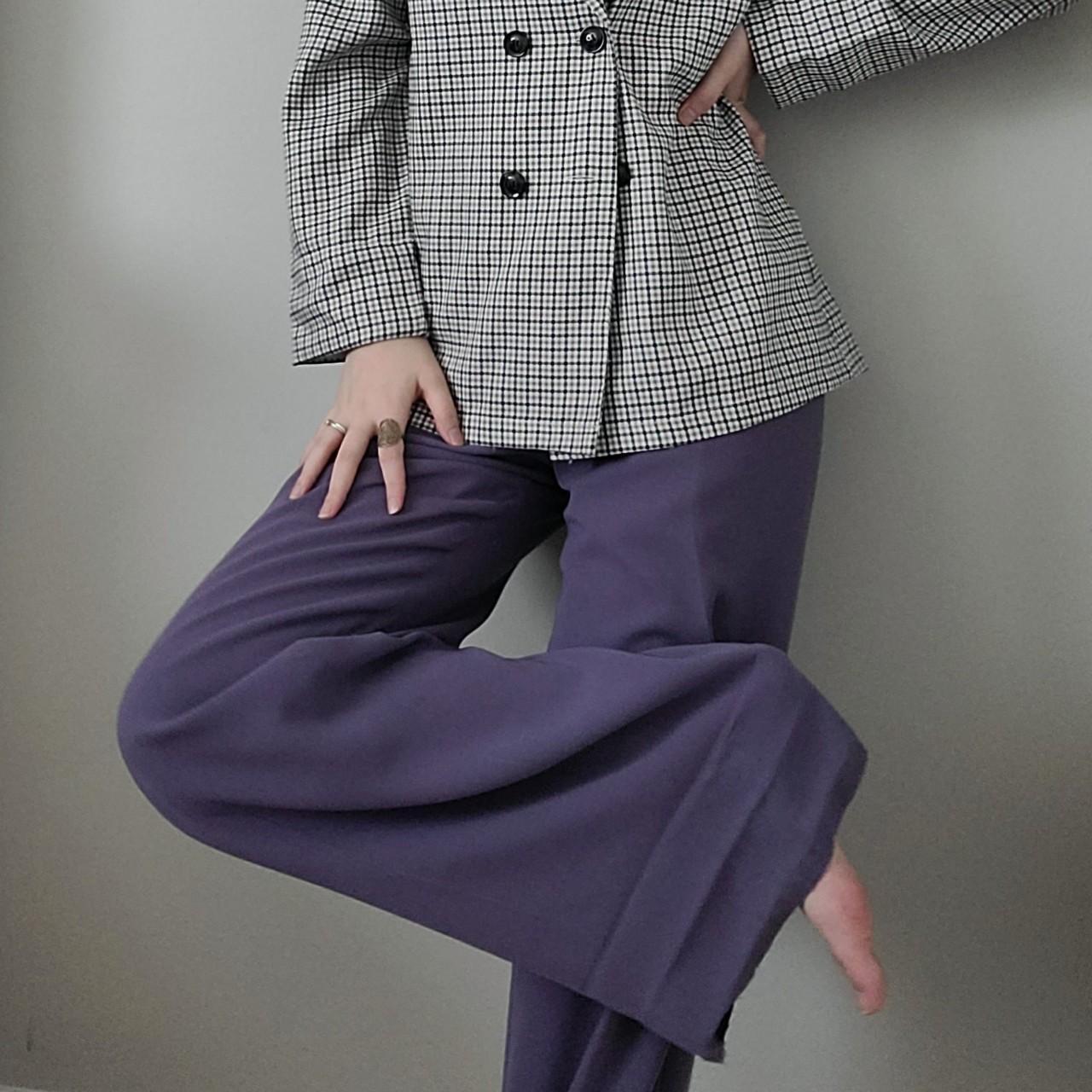 Macy's Women's Purple Trousers Depop