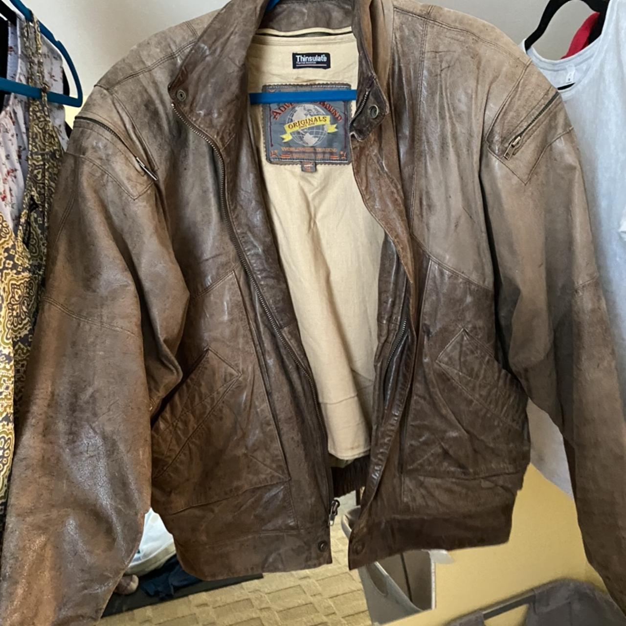 Thinsulate adventure bound sale leather jacket